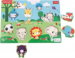 Puzzle in legno Fisher-Price animali selvatici