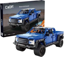 CaDA fuoristrada blu Smash Off-Roader pull-back