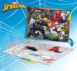 Puzzle Spider-man MAXI-FLOOR bifacciale 70x50 cm 150 pezzi