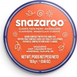 Snazaroo vernice arancione per il viso 18 ml