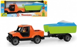 Lena Truckies pickup con rimorchio e barchetta