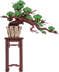 RoboTime puzzle 3D in legno bonsai di pino