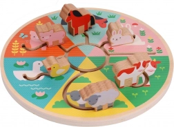 Labirinto motorico Fattoria con animaletti di Petit Collage