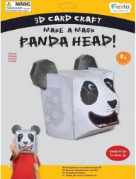 Fiesta Crafts Set creativo maschera 3D panda