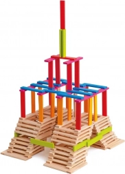 Tavolette da costruzione in legno 200 pezzi