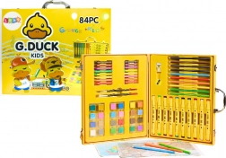 Yellow Duck Set artistico in valigetta 84 pz