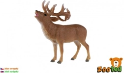 Figura in plastica di cervo nobile europeo 13 cm