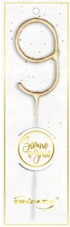 Stellina numero 9, 16,5 cm, oro