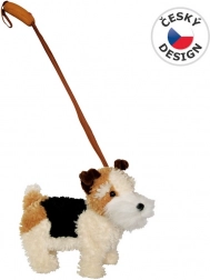 MaDe Cane Foxterrier con guinzaglio e suono