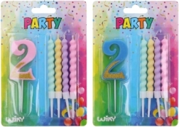 candela party numero 2 e 4 candele