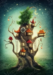Puzzle casa magica sull’albero 1000 pezzi