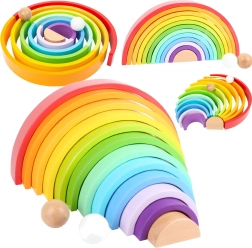 Arcobaleno componibile in legno XL Montessori Small Foot