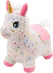 Unicorno saltellante in peluche con suono PlayTo