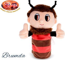 Burattino in peluche Brumda Storie degli orsetti delle api 24 cm - 1 pezzo