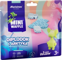 Costruzioni Mini Waffle – Diplodoco e Artide, sacchetto 25 pezzi