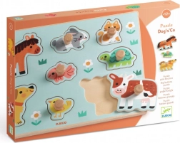 DJECO puzzle a incastro animali della fattoria
