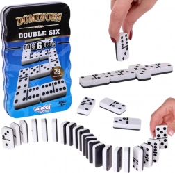 Woopie domino classico – 28 tessere in scatolina di metallo