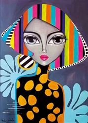 Puzzle ragazza colorata 1000 pezzi MAGNOLIA