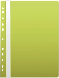 Cartelle in plastica A4 verde chiaro con appendino euro