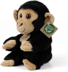 Scimpanzé di peluche seduto 18 cm ECO-FRIENDLY