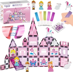 WOOPIE costruzioni magnetiche castello per principessa 50 pezzi