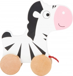 Zebra di legno trainabile Small Foot