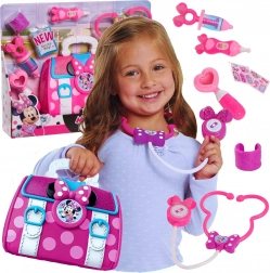 Disney MINNIE MOUSE grande kit medico con luce e suono, 8 pezzi