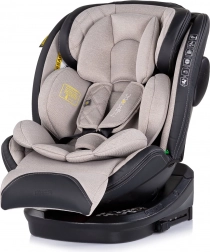 Seggiolino auto per bambini Chipolino Hypnotic i-Size 40–150 cm con Isofix e base girevole a 360° – Tiramisu