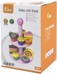 Dolcetti in legno con alzatina