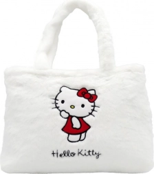 Grande borsa di peluche Hello Kitty