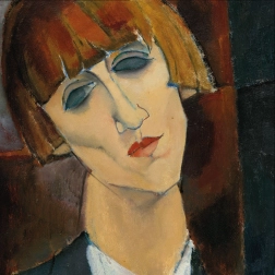 Curiosi puzzle quadrato Q Art: Signora Kislingová, 66 pezzi