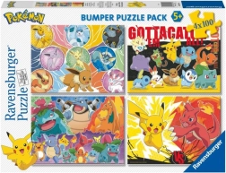 Puzzle Pokémon 4x100 pezzi