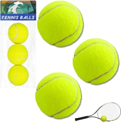 Set di palline da tennis gialle 3 pezzi