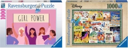 Ravensburger set 2× puzzle da 1000 pezzi – Disney Vintage Movie Posters e Girl Power