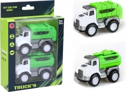 Macchinine per la pulizia a inerzia – set da 2 pezzi (10 cm)