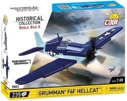 Kit di montaggio aereo GRUMMAN F6F HELLCAT 1:48 (235 pezzi)