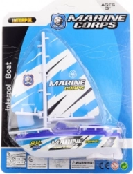 Barca a vela a batteria per bambini