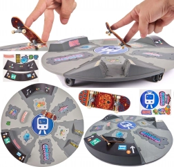 Tech Deck Shredline rampa rotante 360° con fingerboard Thank You, 51 cm