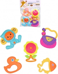 Set di sonagli per neonati, 5 pz (8,5 × 10 cm)