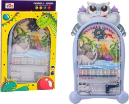 Gioco con flipper draghi e dinosauri supporto blu