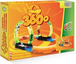 Pista lanciatrice 360 con doppio loop