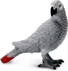 Safari Ltd. statuetta di pappagallo grigio - 1 pezzo