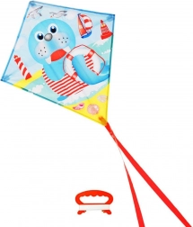 Aquilone per bambini con motivo foca 57 × 52 cm