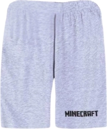 Pantaloncini grigi Minecraft