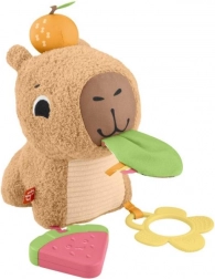 Giocattolo di peluche a forma di capibara Fisher-Price con accessori
