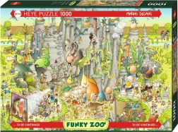 Puzzle HEYE ZOO Pazzo: Esposizione del mondo giurassico, 1000 pezzi