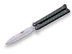 Joker Butterfly coltello tascabile balisong 10,5 cm, manico sintetico