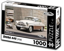 puzzle auto d'epoca Škoda 440 (1958) 1000 pezzi