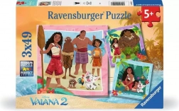 Puzzle Vaiana 2, 3x49 pezzi