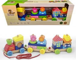 Treno in legno pieghevole per bambini